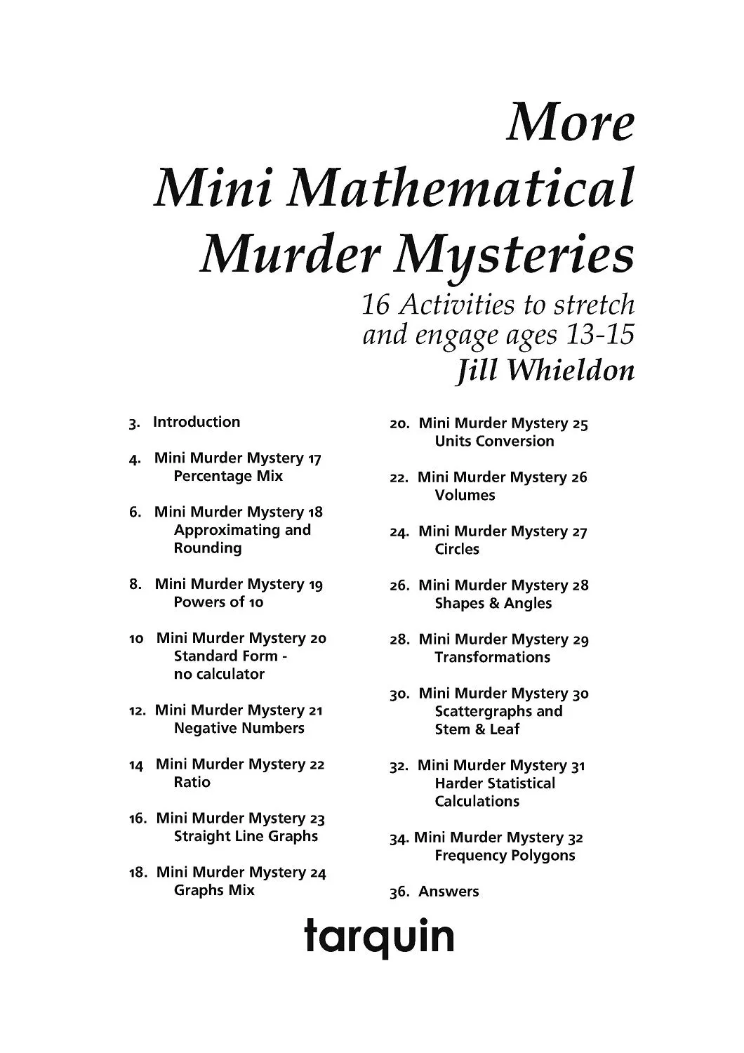 More Mini Mathematical Murder Mysteries