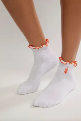 Movement Classic Ruffle Sock (Flame)