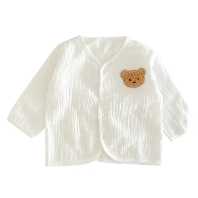 Muslin Bear Romper