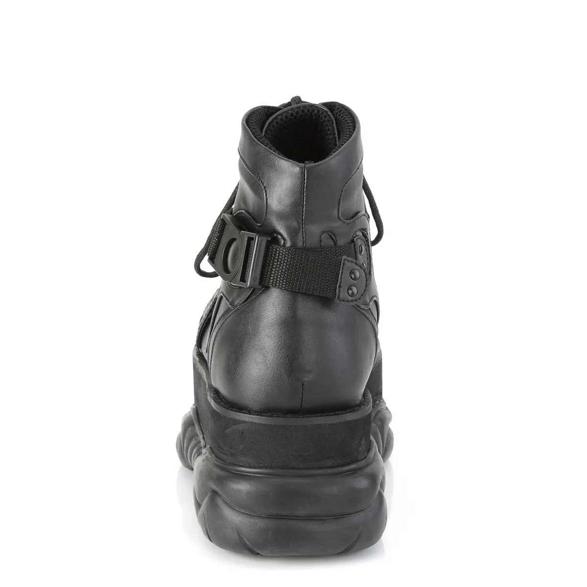 NEPTUNE-181 DemoniaCult Black Vegan Leather Sexy Unisex Platform Shoes & Boots (Alternative Footwear)