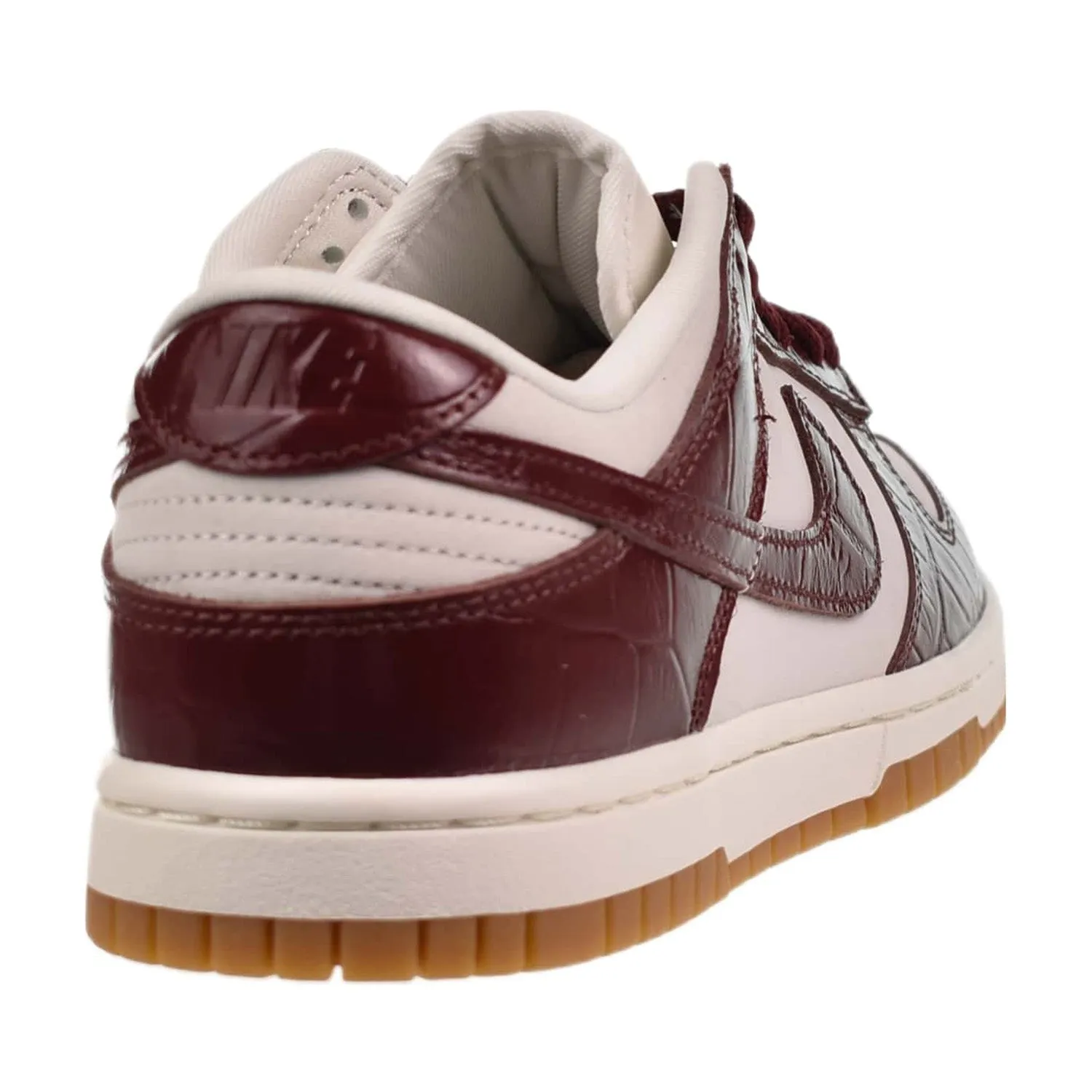 Nike Dunk Low “Team Red Croc” Women's Shoes Phantom-Dark Team Red-Sail