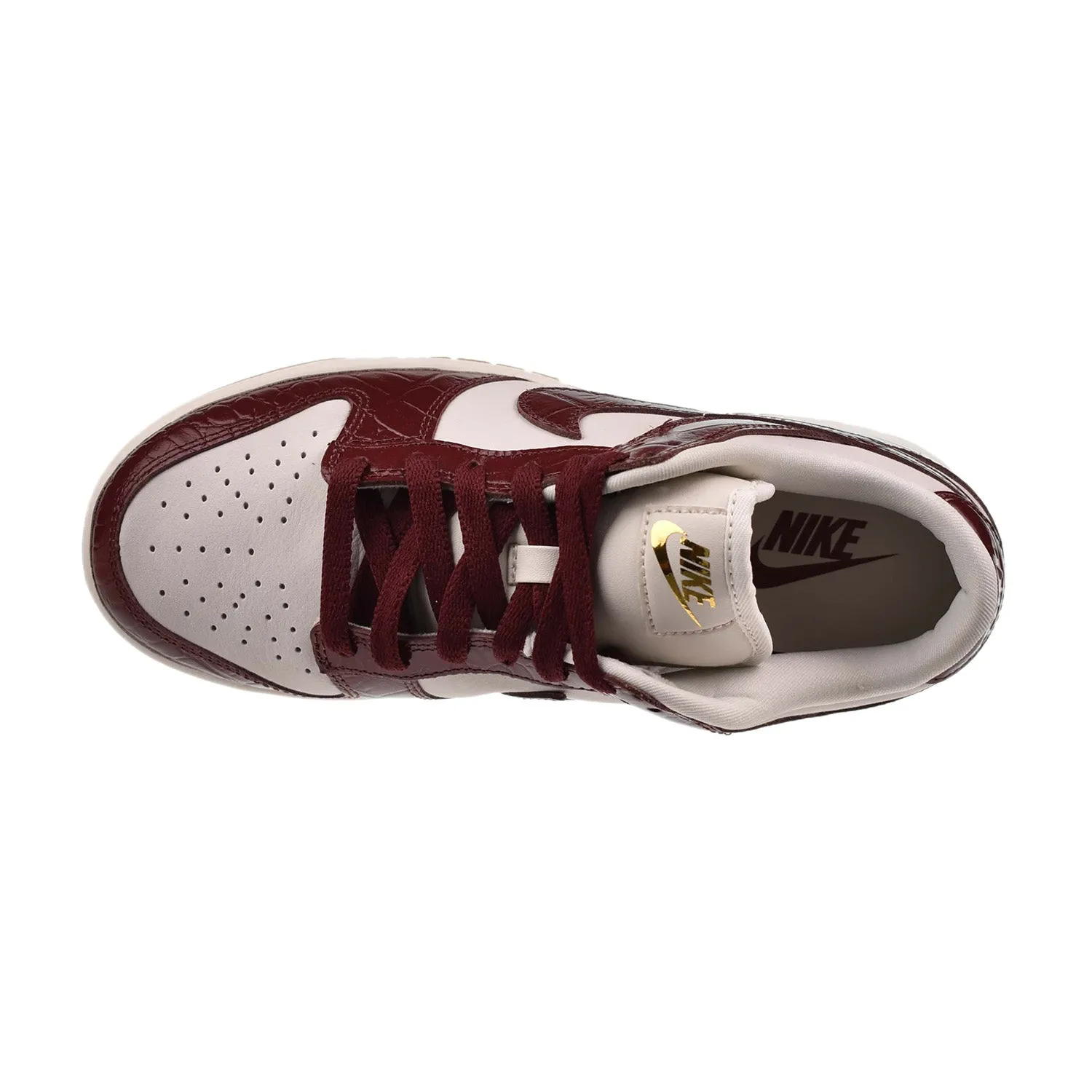 Nike Dunk Low “Team Red Croc” Women's Shoes Phantom-Dark Team Red-Sail