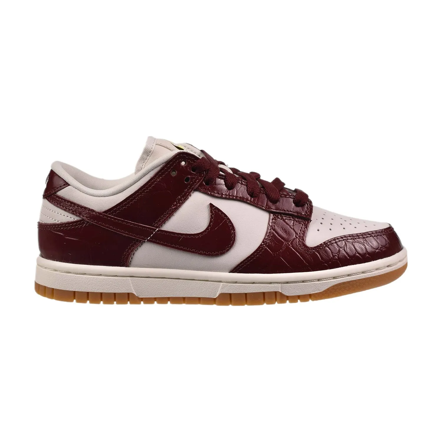 Nike Dunk Low “Team Red Croc” Women's Shoes Phantom-Dark Team Red-Sail