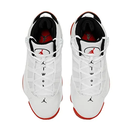 Nike Jordan Men's 6 Rings Basketball Shoes 322992-012 White/University Red 9.5