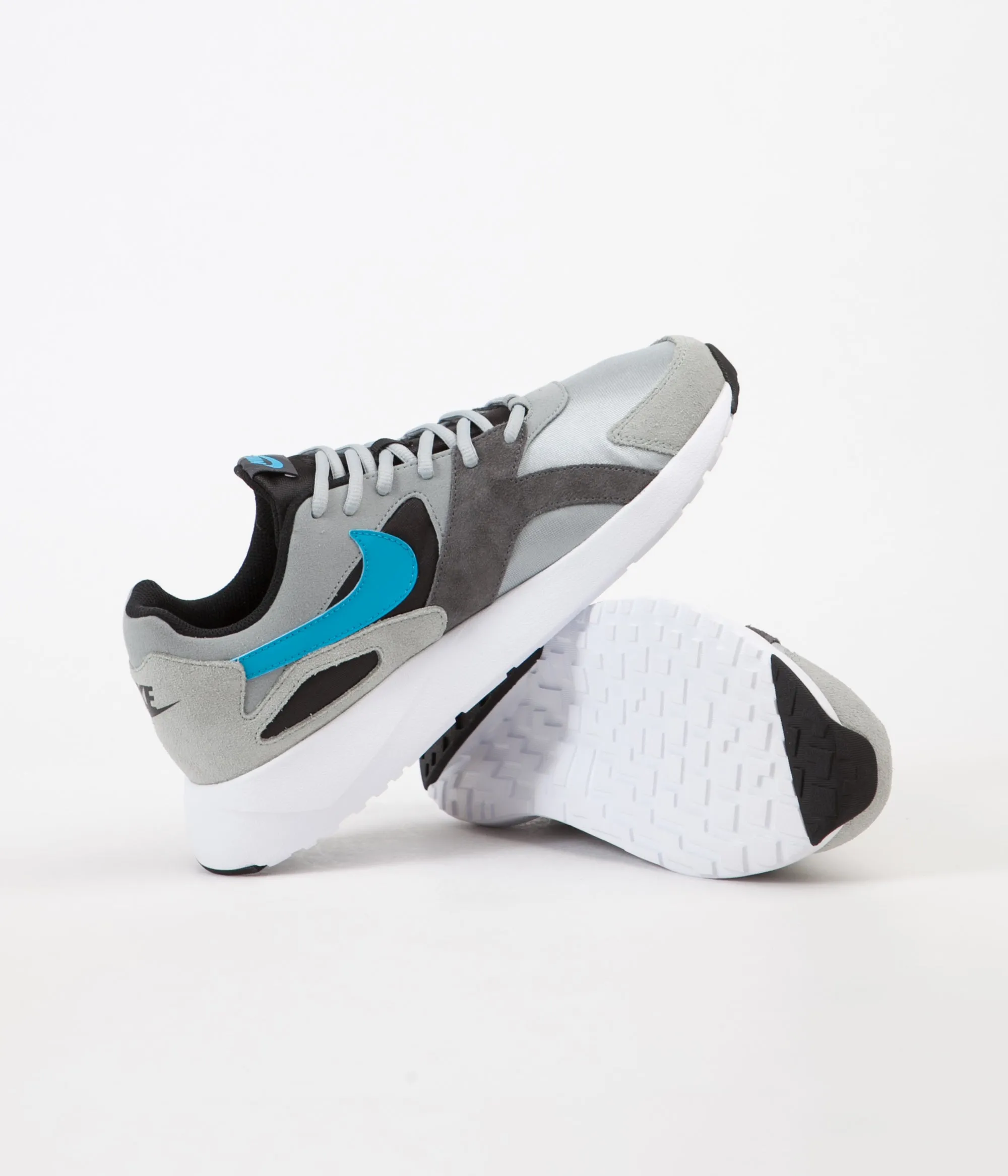 Nike Pantheos Shoes - Light Pumice / Light Blue Fury - Dark Grey