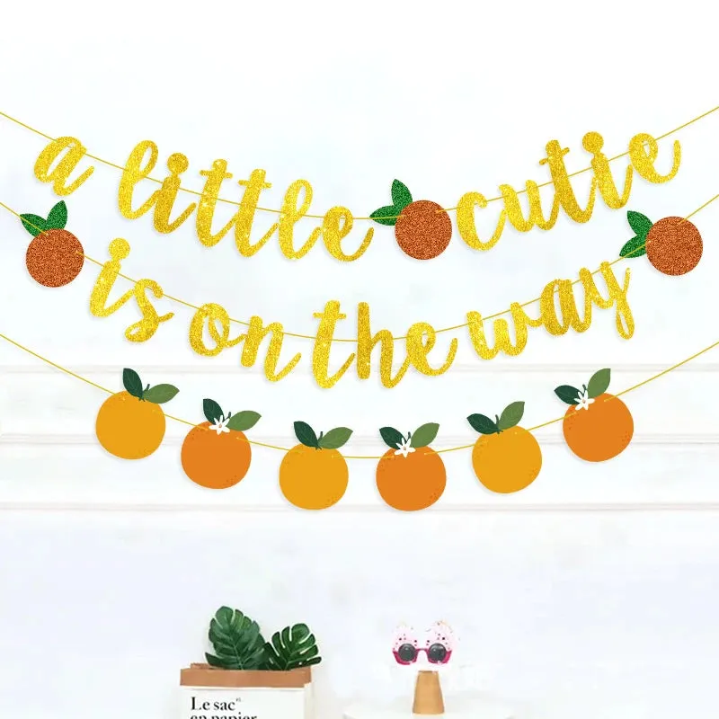 Orange Garland Bunting