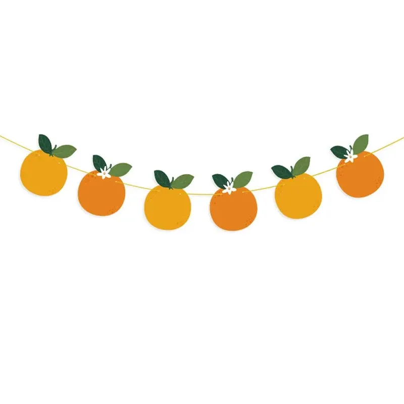 Orange Garland Bunting