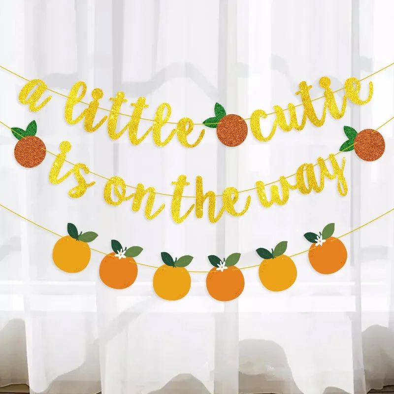 Orange Garland Bunting