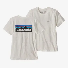 PATAGONIA W'S P-6 LOGO ORGANIC CREW T-SHIRT - WHITE
