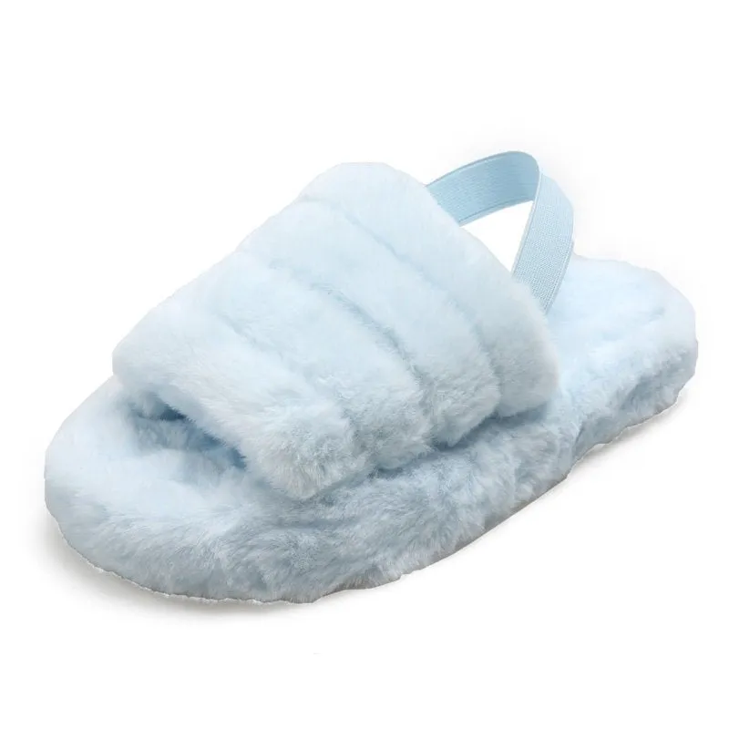 Plush Thick-Soled Non-Slip Slippers Wholesale Clothing And Shoes