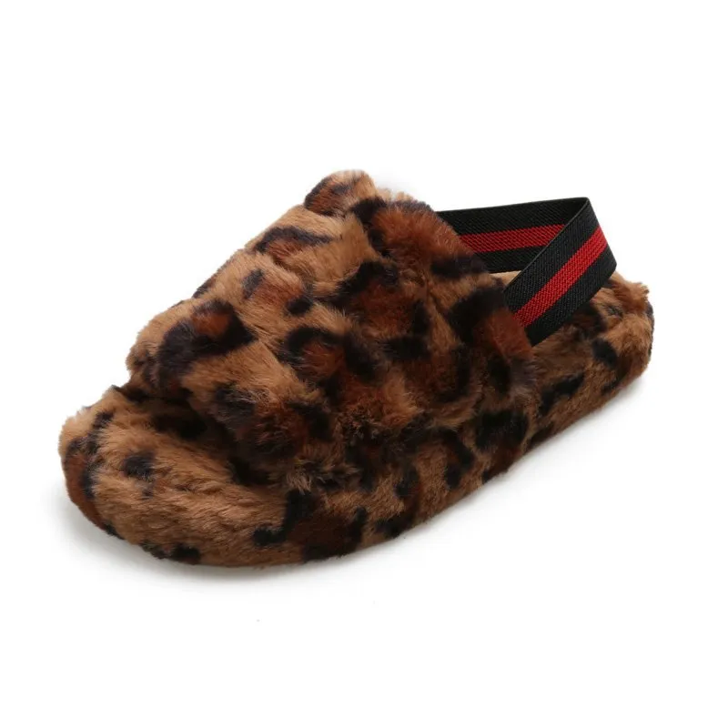 Plush Thick-Soled Non-Slip Slippers Wholesale Clothing And Shoes