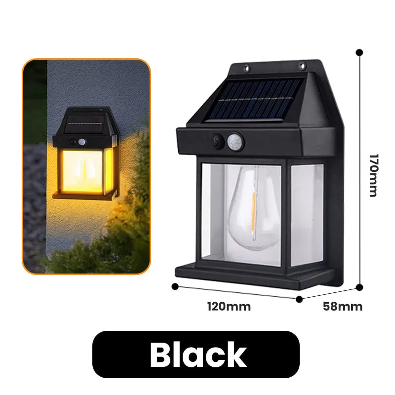 Summer Limited Discount Motion Sensor Solar Tungsten Wall Light