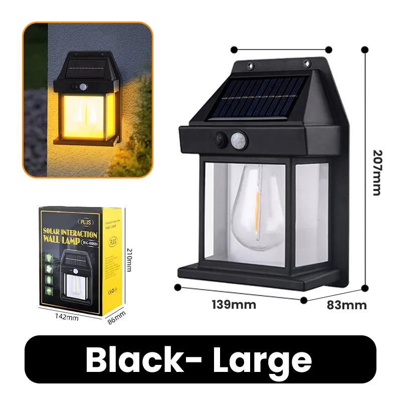 Summer Limited Discount Motion Sensor Solar Tungsten Wall Light