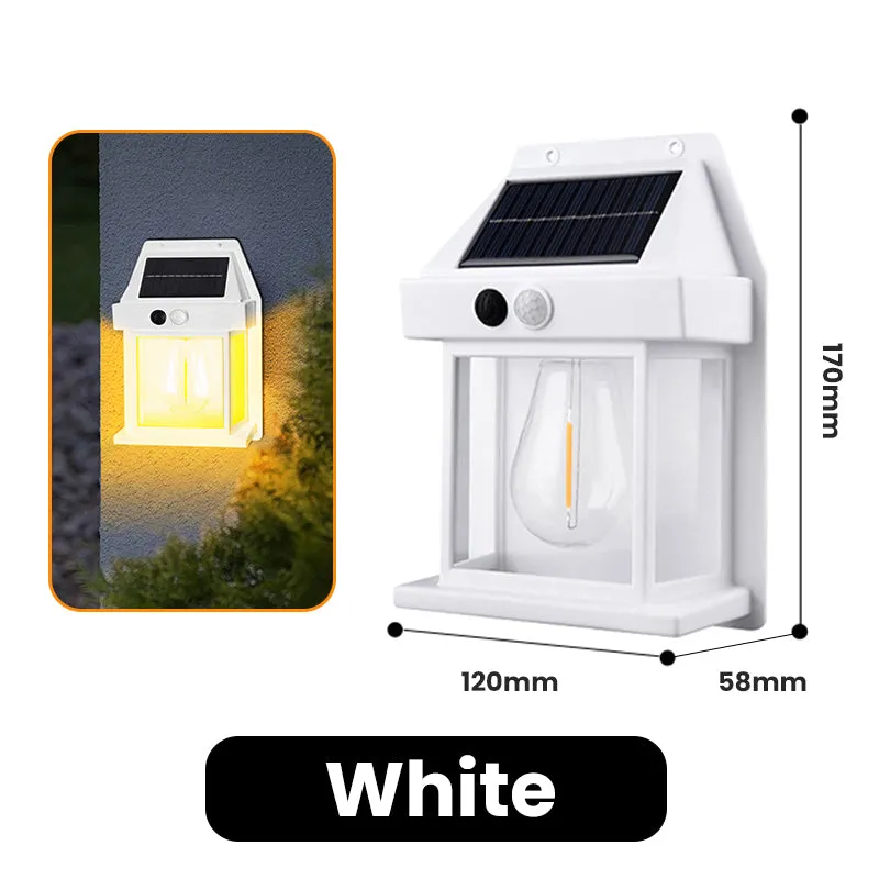 Summer Limited Discount Motion Sensor Solar Tungsten Wall Light