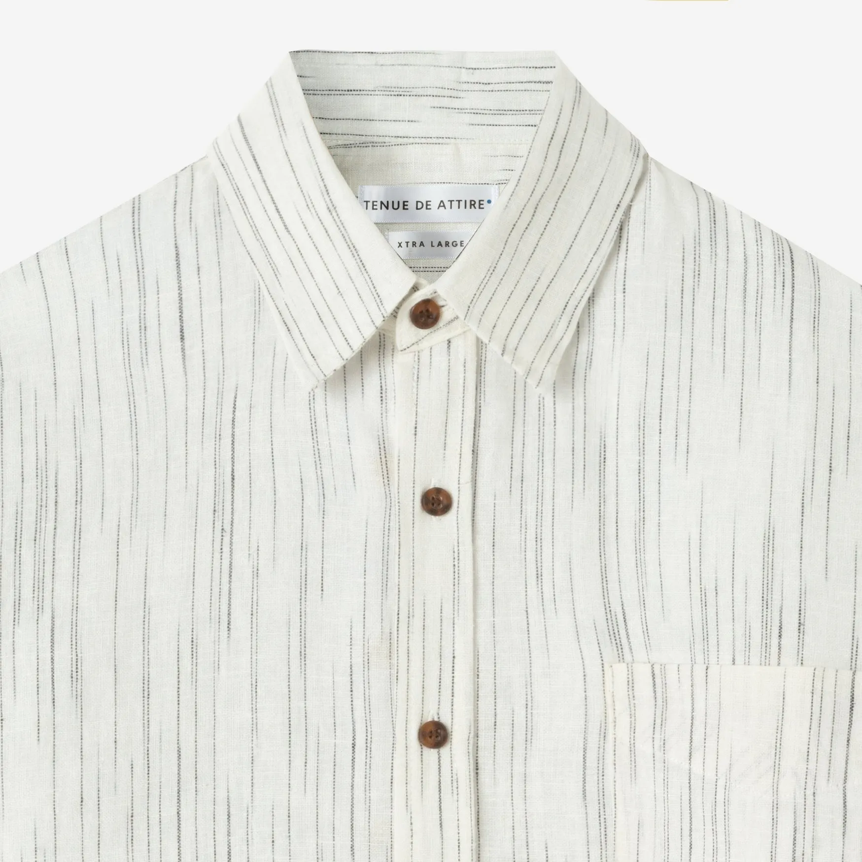 Sunny Vacation Long Sleeve Striped Shirt - White Black