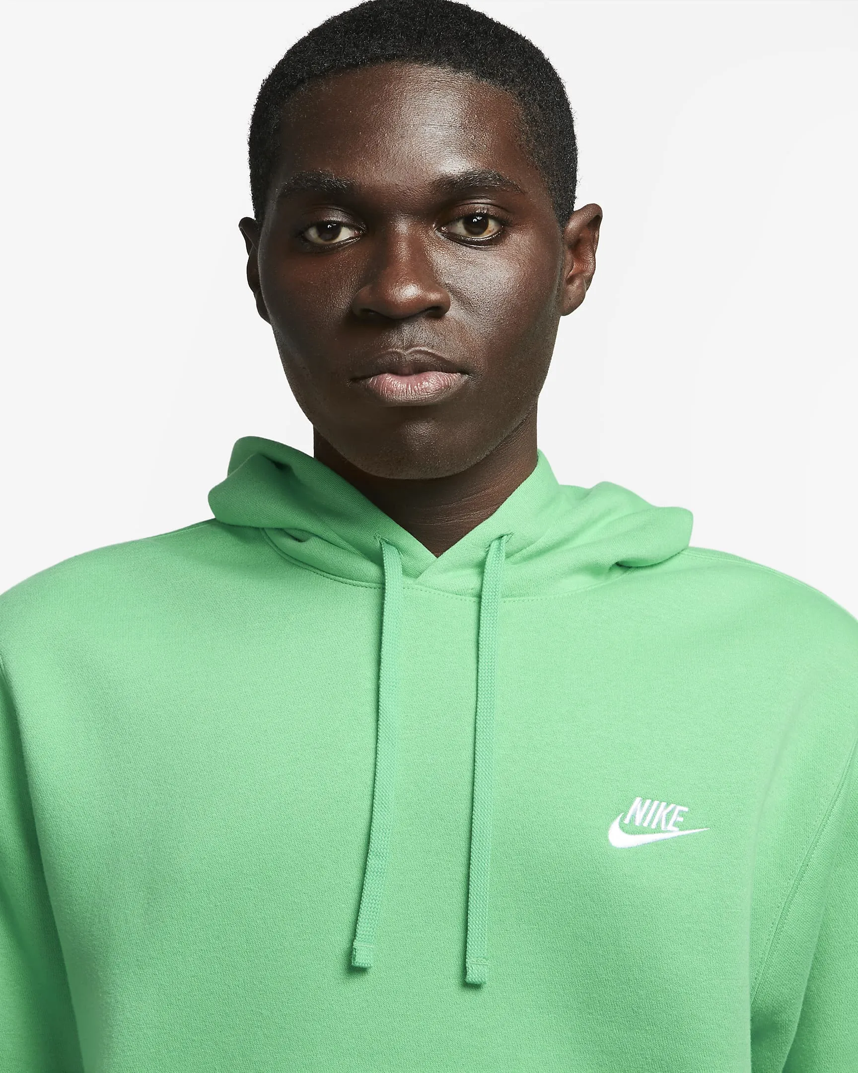 Sweat capuche Nike Sportswear Club fleece - Vert