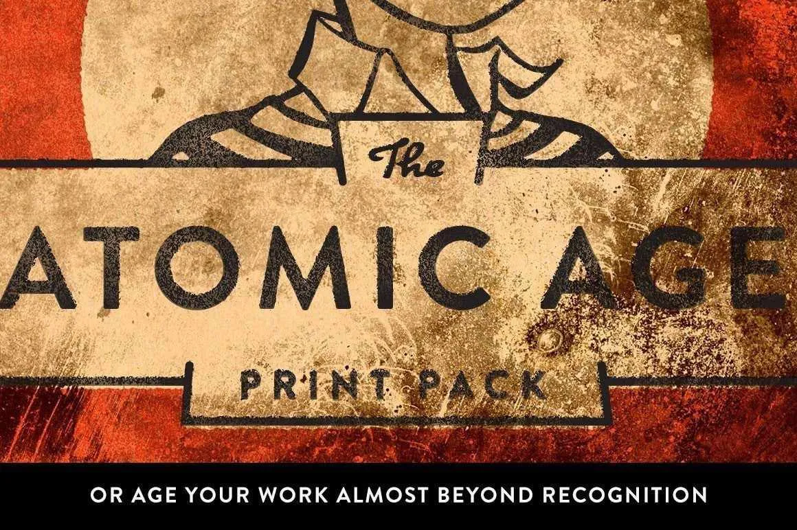 The Atomic Age Print Kit for Adobe Photoshop