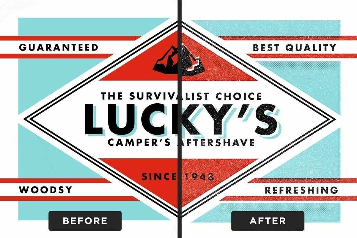 The Mid Century Print Pack Mega Bundle for Adobe Photoshop