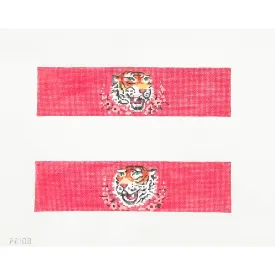 Tigers on Pink Sandal Slides