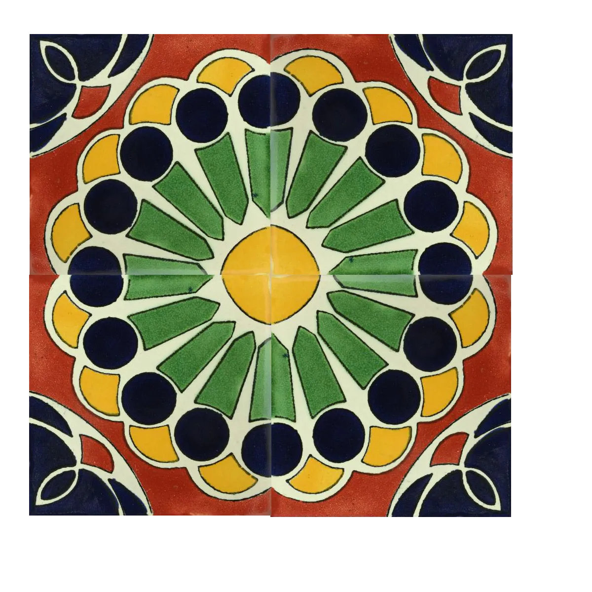 Traditional Mexican Tile - Siempre Viva