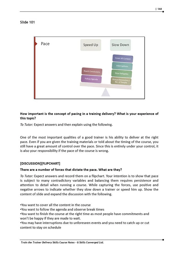 Train the Trainer Delivery Skills