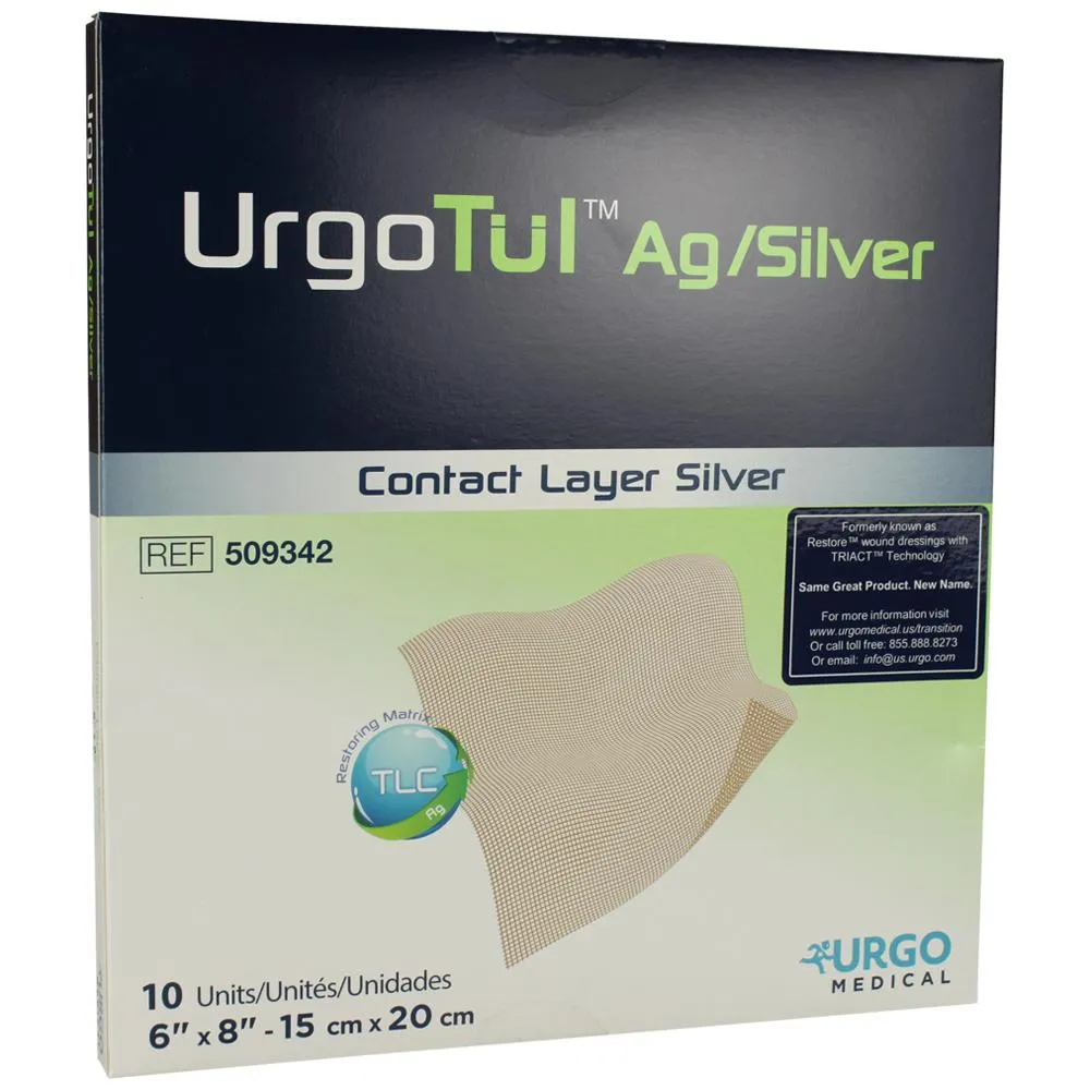 UrgoTul™️ AG/Silver Contact Layer Wound Dressing