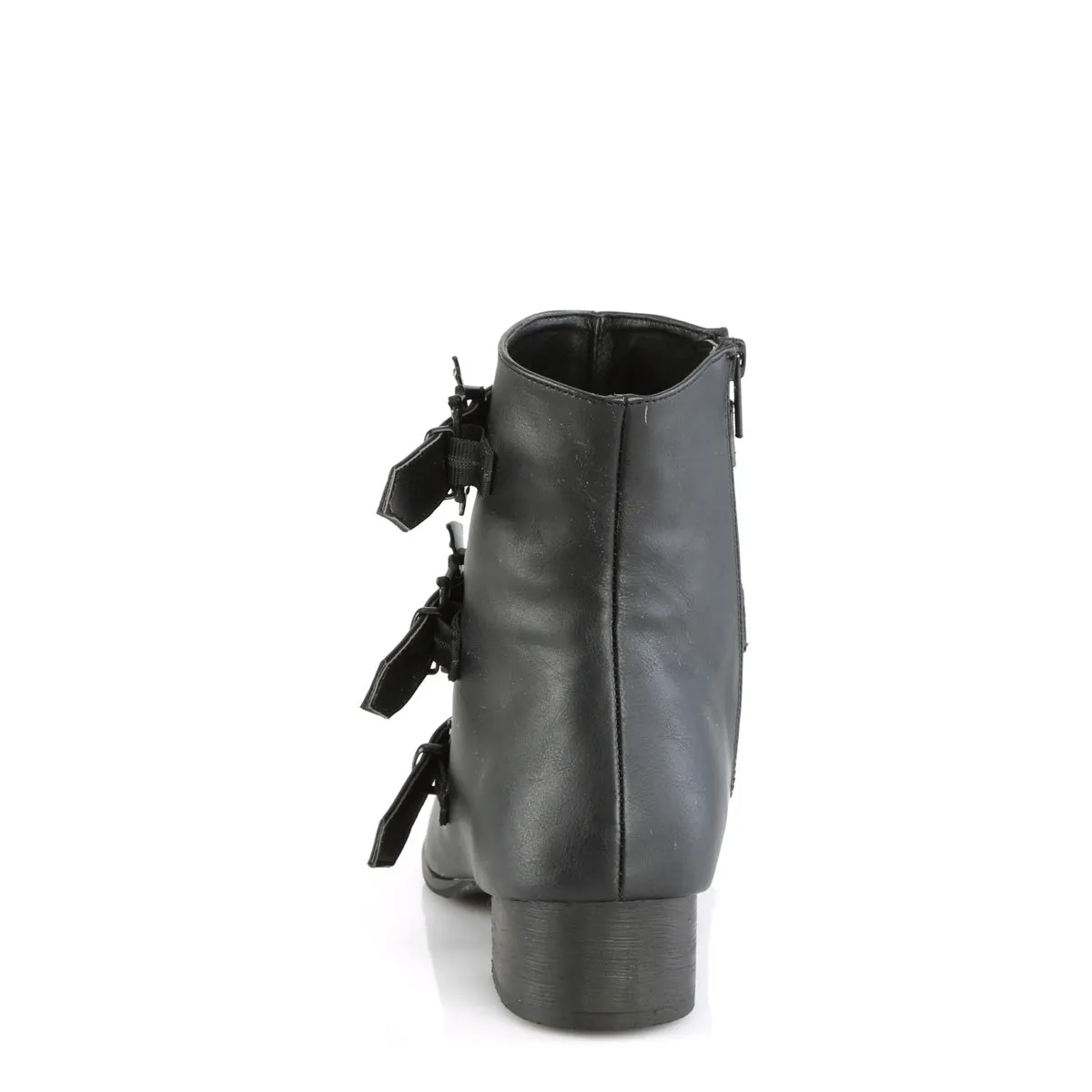 WARLOCK-50-B DemoniaCult Black Vegan Leather Sexy Unisex Platform Shoes & Boots (Alternative Footwear)