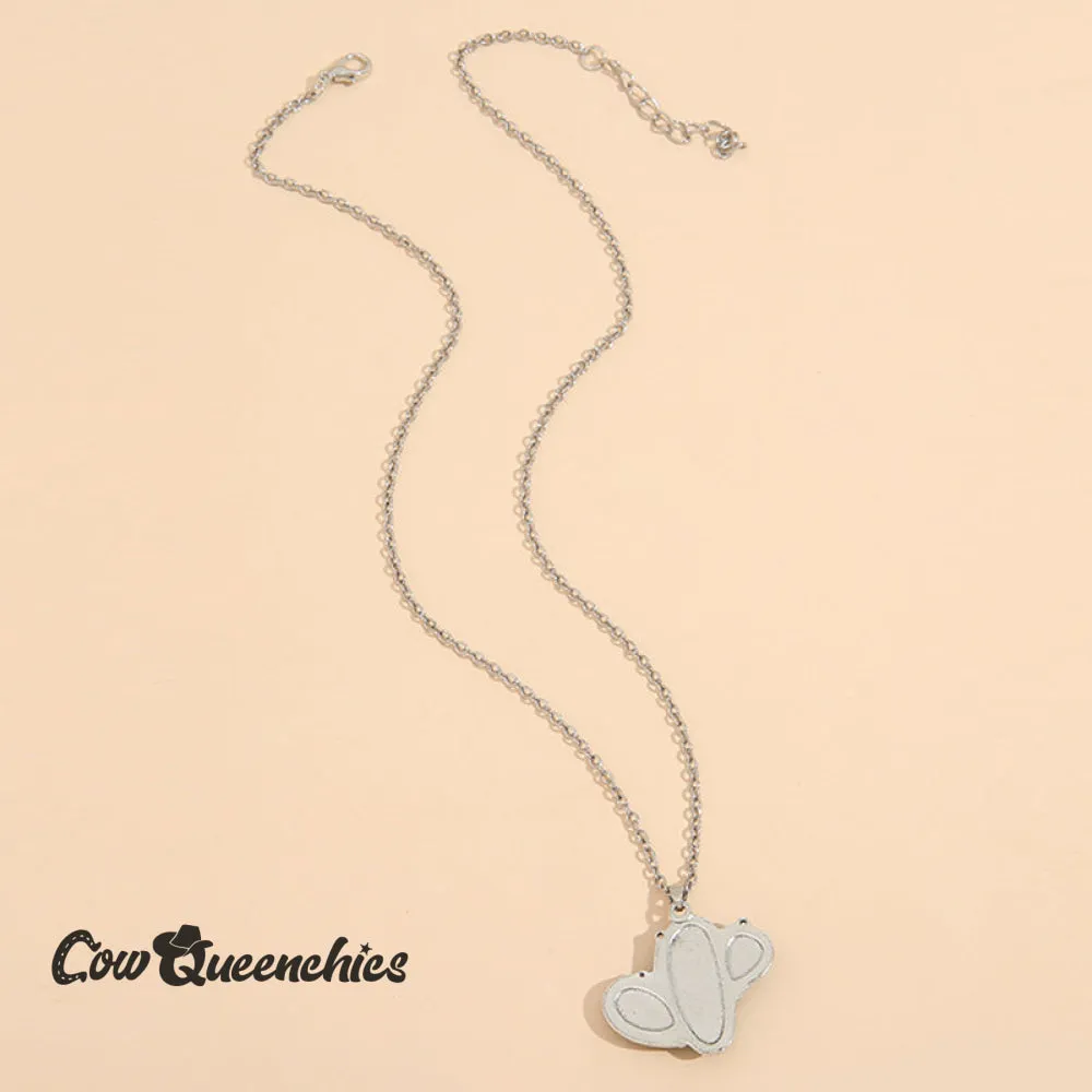 Western Alien Cactus Turquoise Necklace