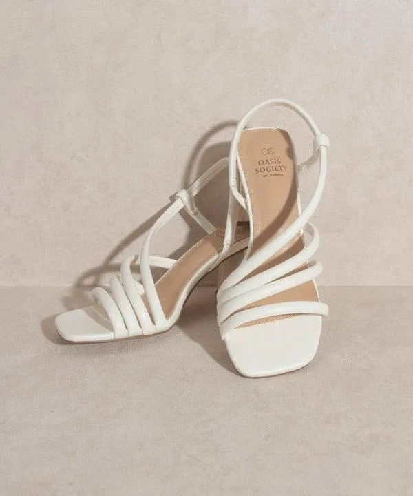 Womens Shoes Ashley Wooden Heel Sandals