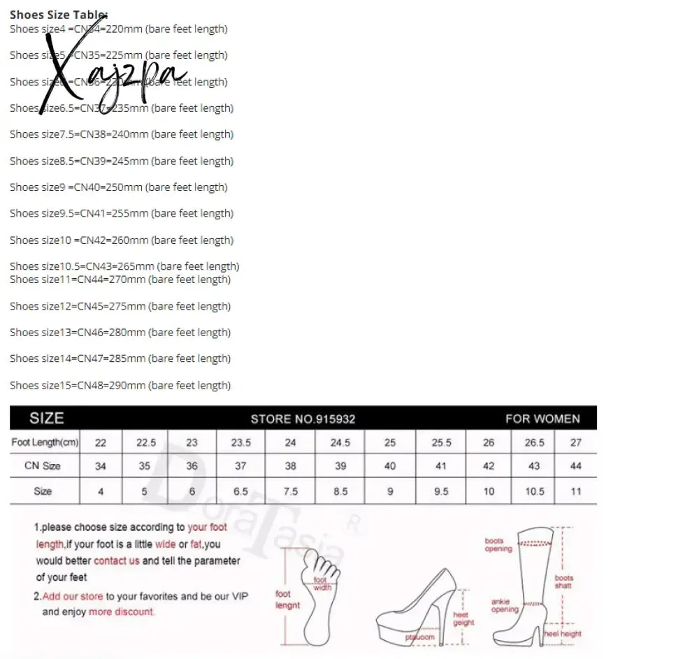 Xajzpa Big Size 35-43 Brand Design Ladies High Platform Boots Fashion Rivet Goth High Heels Boots Women Cosplay Wedges Punk Shoes Woman