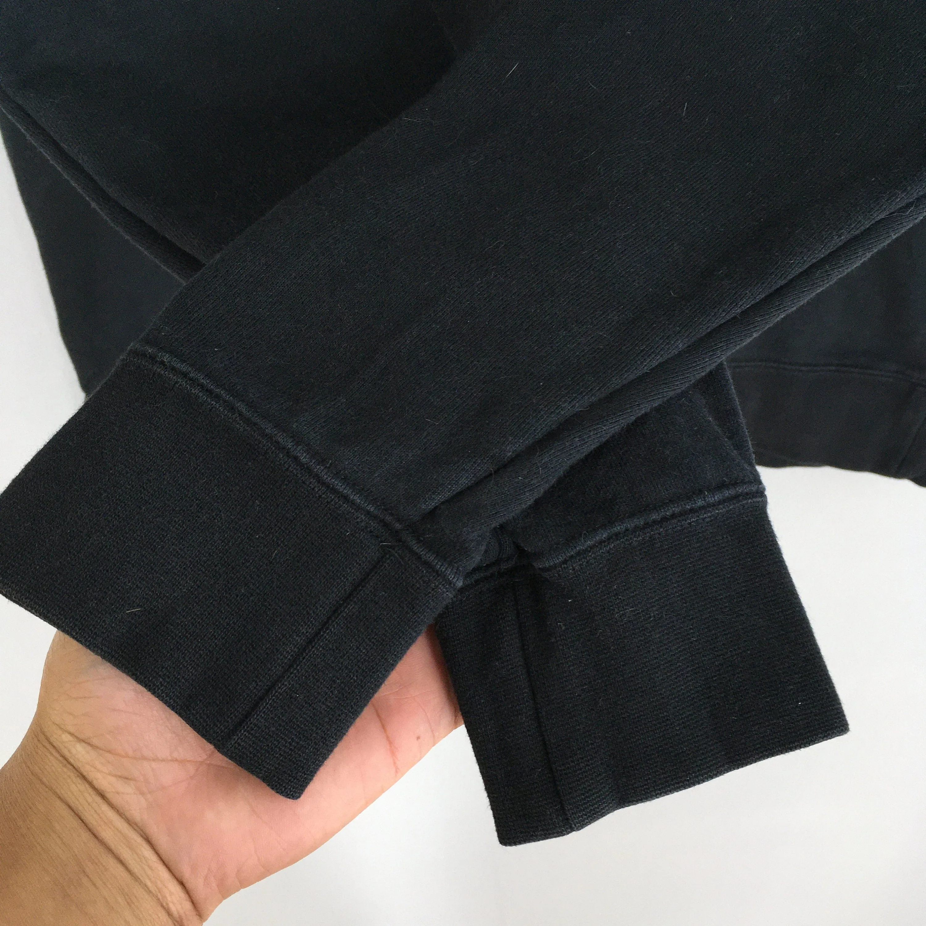 Y2K Nike Swoosh Black Sweatshirt Medium